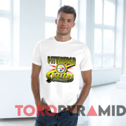Vintage 1995 Pittsburgh Steelers Graphic T-shirt 4 Vintage 1995 Pittsburgh Steelers Graphic T shirt White T shirt