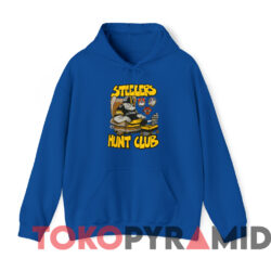 Vintage 1995 Pittsburgh Steelers Hunt Club NFL T-shirt 3 Vintage 1995 Pittsburgh Steelers Hunt Club Nfl T shirt Blue Hoodie