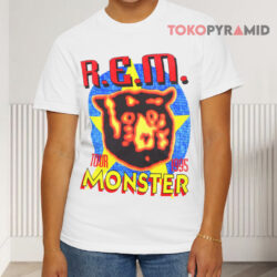 Vintage 1995 Rem Monster Tour White T shirt