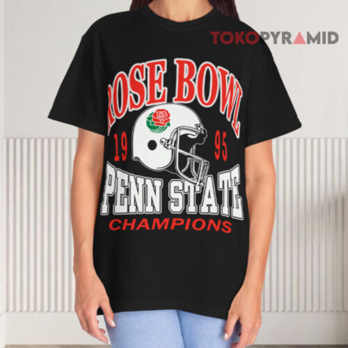 Vintage 1995 Rose Bowl Champions Penn State Black T shirt Vintage 1995 Rose Bowl Champions Penn State Black T shirt