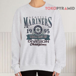 Vintage 1995 Seattle Mariners American League West Division Champions Shirt 4 Vintage 1995 Seattle Mariners American League West Division Champions Grey Sweatshirt