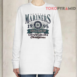 Vintage 1995 Seattle Mariners American League West Division Champions Shirt 3 Vintage 1995 Seattle Mariners American League West Division Champions Long sleeved