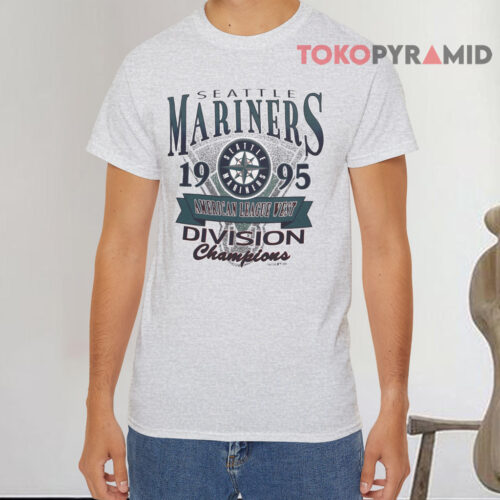 Vintage 1995 Seattle Mariners American League West Division Champions Shirt Vintage 1995 Seattle Mariners American League West Division Champions Shirt