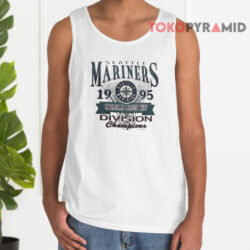 Vintage 1995 Seattle Mariners American League West Division Champions Tank Top