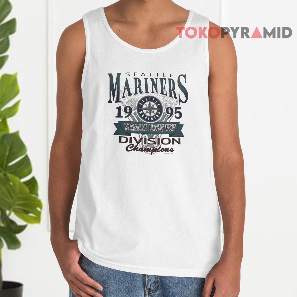 Vintage 1995 Seattle Mariners American League West Division Champions Tank Top Vintage 1995 Seattle Mariners American League West Division Champions Tank Top
