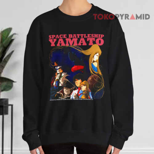 Vintage 1995 Space Battleship Yamato Anime Sweatshirt Vintage 1995 Space Battleship Yamato Anime Sweatshirt