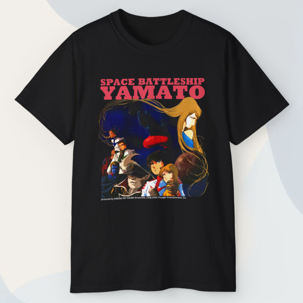 Vintage 1995 Space Battleship Yamato Anime T shirt Vintage 1995 Space Battleship Yamato Anime T shirt