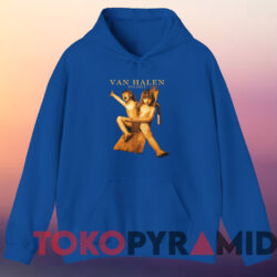 Vintage 1995 Van Halen Balance Tour T shirt Blue Hoodie