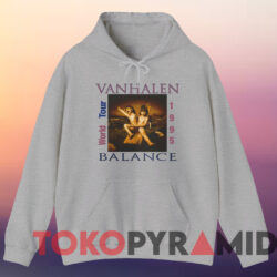 Vintage 1995 Van Halen Balance World Tour T-shirt 3 Vintage 1995 Van Halen Balance World Tour T shirt Grey Hoodie