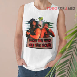 Vintage 1995 WWF Diesel Vs Sid Blow The Roof Off The House Shirt 2 Vintage 1995 Wwf Diesel Vs Sid Blow The Roof Off The House Tank Top