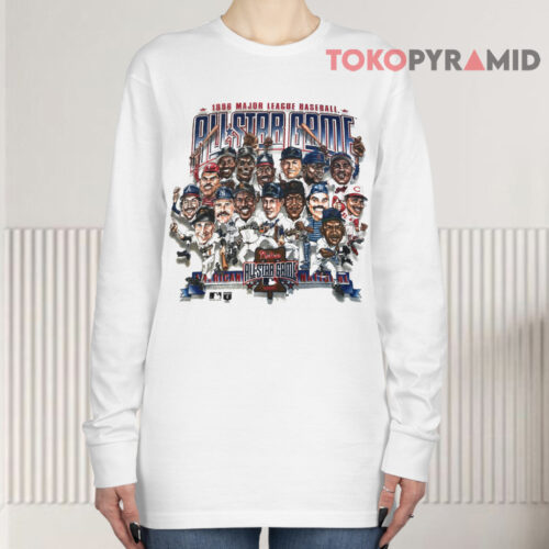 Vintage 1996 All Star Game MLB Caricature Long sleeved Vintage 1996 All Star Game MLB Caricature Long sleeved