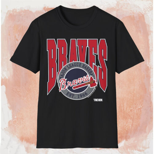 Vintage 1996 Atlanta Braves Shirt Black T shirt