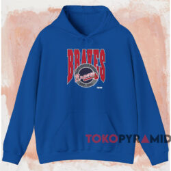 Vintage 1996 Atlanta Braves Shirt Blue Hoodie
