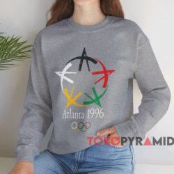 Vintage 1996 Atlanta Olympic T-shirt 4 Vintage 1996 Atlanta Olympic T shirt Grey Sweatshirt