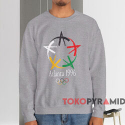 Vintage 1996 Atlanta Olympic T-shirt 3 Vintage 1996 Atlanta Olympic T shirt Grey Sweatshirt