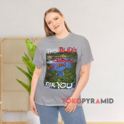 Vintage 1996 Budweiser Frogs Shirt 3 Vintage 1996 Budweiser Frogs Grey T shirt