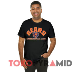 Vintage 1996 Chicago Bears Nfl Football T shirt Black T shirt