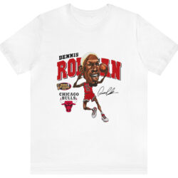 Vintage 1996 Chicago Bulls Dennis Rodman Caricature T-shirt 5 Vintage 1996 Chicago Bulls Dennis Rodman Caricature T shirt