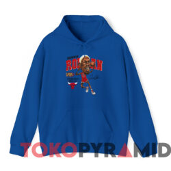 Vintage 1996 Chicago Bulls Dennis Rodman Caricature T-shirt 3 Vintage 1996 Chicago Bulls Dennis Rodman Caricature T shirt Blue Hoodie