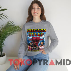 Vintage 1996 Chicago Bulls Pippen Jordan Rodman T-shirt 3 Vintage 1996 Chicago Bulls Pippen Jordan Rodman T shirt Grey Sweatshirt