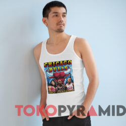 Vintage 1996 Chicago Bulls Pippen Jordan Rodman T-shirt 4 Vintage 1996 Chicago Bulls Pippen Jordan Rodman T shirt White TankTop