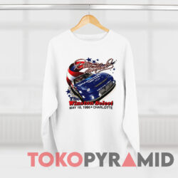 Vintage 1996 Dale Earnhardt Winston Select White Sweatshirt