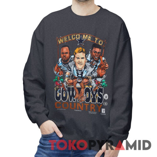 Vintage 1996 Dallas Cowboys Caricature Cowboys Country Rare Sweatshirt Vintage 1996 Dallas Cowboys Caricature Cowboys Country Rare Sweatshirt