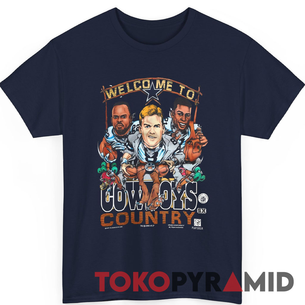 Vintage 1996 Dallas Cowboys Caricature Cowboys Country Rare Tee Vintage 1996 Dallas Cowboys Caricature Cowboys Country Rare Tee