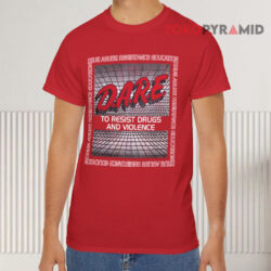 Vintage 1996 DARE To Resist Drugs And Violence Shirt 4 Vintage 1996 Dare To Resist Drugs And Violence Red T shirt
