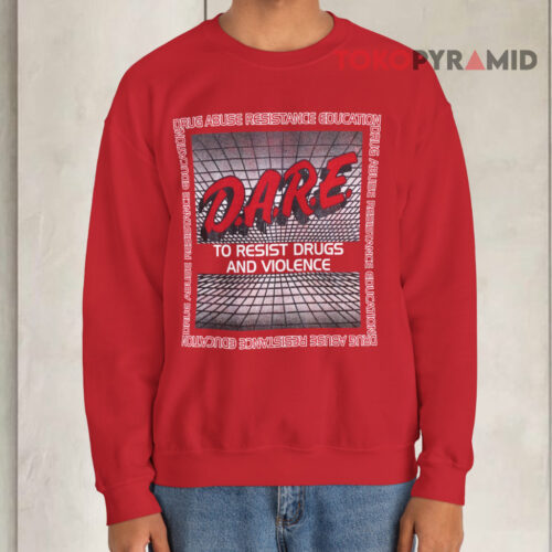 Vintage 1996 Dare To Resist Drugs And Violence Sweatshirt Vintage 1996 Dare To Resist Drugs And Violence Sweatshirt
