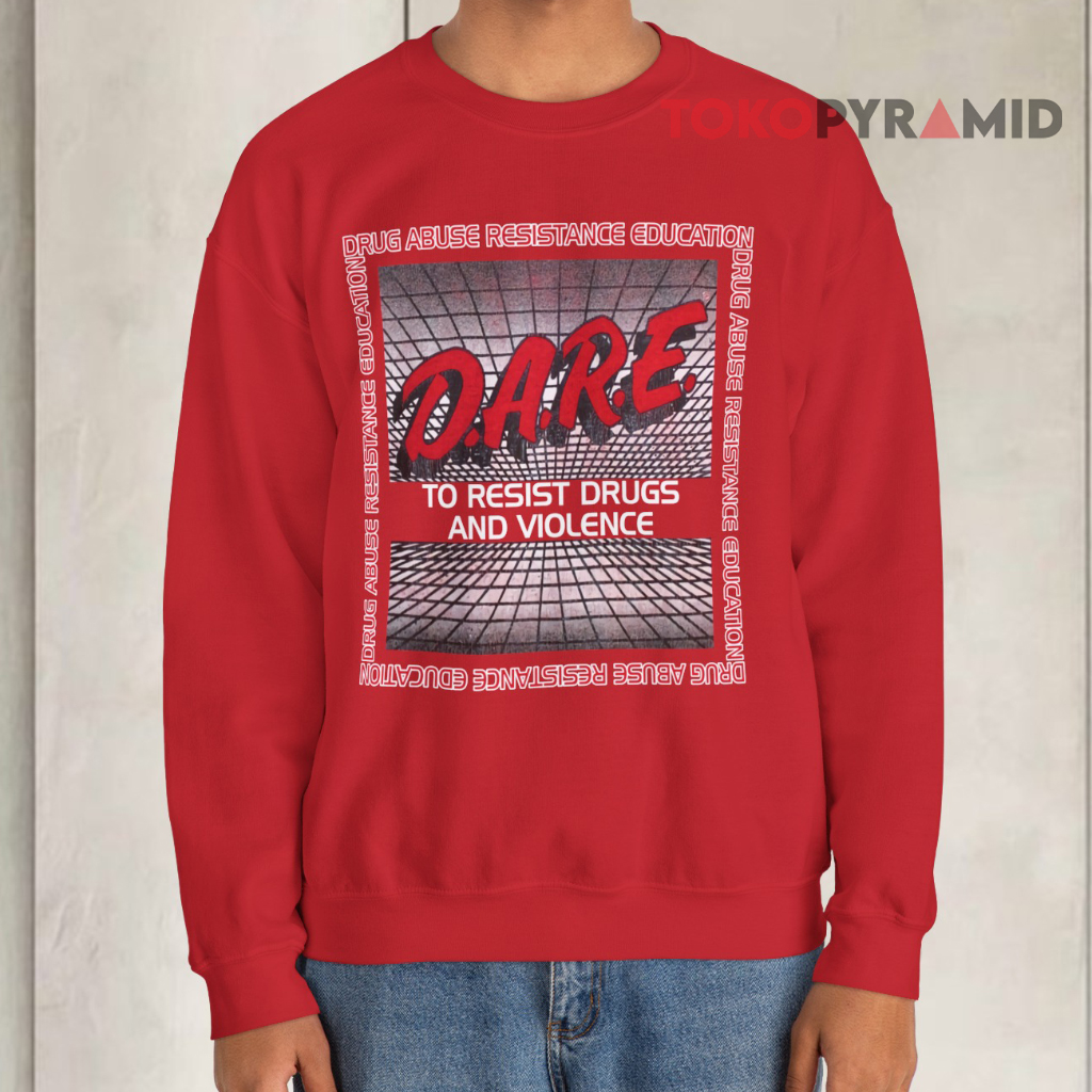 Vintage 1996 Dare To Resist Drugs And Violence Sweatshirt Vintage 1996 Dare To Resist Drugs And Violence Sweatshirt