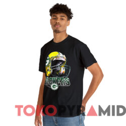 Vintage 1996 Green Bay Packers Helmet T shirt Black T shirt