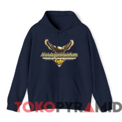 Vintage 1996 Harley Davidson Cafe New York T shirt Navy Hoodie