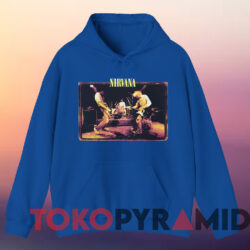 Vintage 1996 Nirvana T-Shirt 3 Vintage 1996 Nirvana T shirt Blue Hoodie