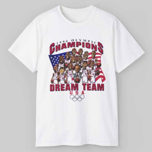 Vintage 1996 Olympics Champion Dream Team T shirt
