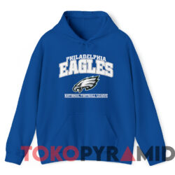 Vintage 1996 Philadelphia Eagles Nfl T shirt Blue Hoodie