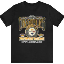 Vintage 1996 Pittsburgh Steelers AFC Champions Super Bowl XXX T-shirt 5 Vintage 1996 Pittsburgh Steelers Afc Champions Super Bowl Xxx T
