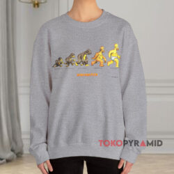 Vintage 1996 Simpsons Homersapien Evolution Shirt 2 Vintage 1996 Simpsons Homersapien Evolution Grey Sweatshirt