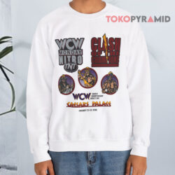 Vintage 1996 WCW Clash of Champions Shirt 3 Vintage 1996 Wcw Clash Of Champions Sweatshirt