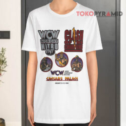 Vintage 1996 Wcw Clash Of Champions White T shirt