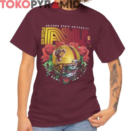 Vintage 1997 ASU Sun Devils Rose Bowl Shirt