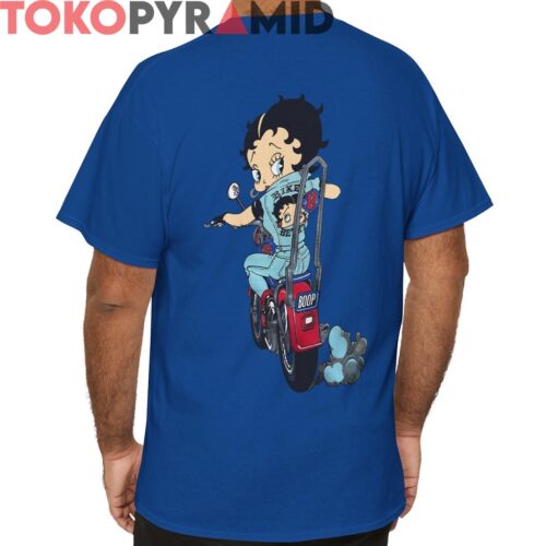 Vintage 1997 Biker Betty Motorcycle Shirt 2 Sided