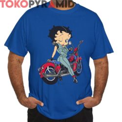 Vintage 1997 Biker Betty Motorcycle Shirt 2 Sided