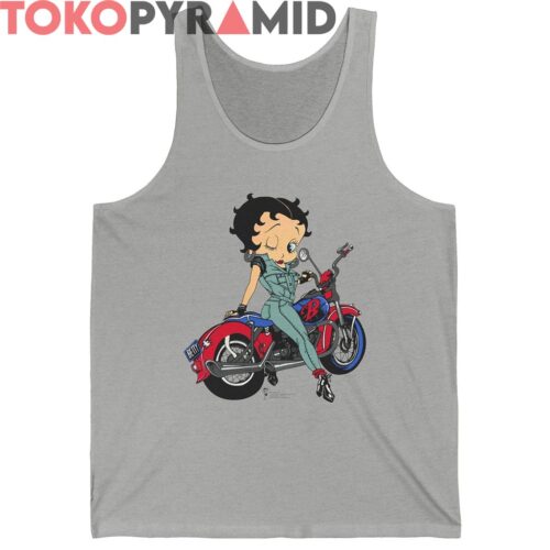 Vintage 1997 Biker Betty Motorcycle Shirt 2 Sided