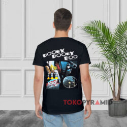 Vintage 1997 Bud Ice Penguin Dooby Dooby Doo Shirt Double Sided 2 Vintage 1997 Bud Ice Penguin Dooby Dooby Doo Black T shirt Back