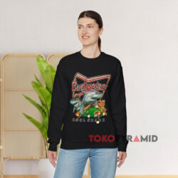 Vintage 1997 Budweiser Pool Shark Shirt 3 Vintage 1997 Budweiser Pool Table Shark Black Sweatshirt