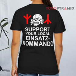 Vintage 1997 Burzum Support Your Local T shirt Back