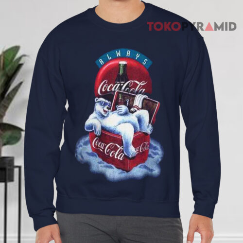 Vintage 1997 Coca cola Always Polar Bear Sweatshirt Vintage 1997 Coca cola Always Polar Bear Sweatshirt