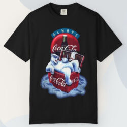 Vintage 1997 Coca cola Always Polar Bear T shirt