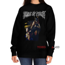Vintage 1997 Cradle Of Filth Ruin Of Europe Black Sweatshirt
